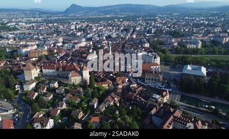 Foto drone Annecy Francia europa Foto Stock