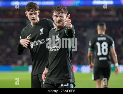Eindhoven, Paesi Bassi. 29 gennaio 2025. Durante la partita di UEFA Champions League al Philips Stadion di Eindhoven. Il credito per immagini dovrebbe essere: Ian Stephen/Sportimage Credit: Sportimage Ltd/Alamy Live News Foto Stock