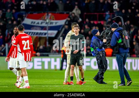 Eindhoven, Paesi Bassi. 29 gennaio 2025. EINDHOVEN, 29-01-2025, Philips Stadium, UEFA Champions League stagione 2024/25, partita tra PSV e Liverpool, credito: Pro Shots/Alamy Live News Foto Stock