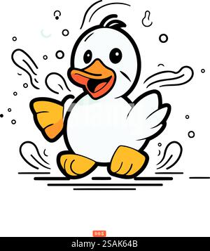 Illustrazione vettoriale icona pupazzo di neve. eps 10. Tratto modificabile. Illustrazione Vettoriale