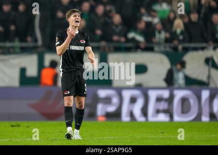 Budapest, Ungheria. 30 gennaio 2025. BUDAPEST, UNGHERIA - GENNAIO 30: Wouter va di AZ grida durante la partita di UEFA Europa League tra Ferencvaros e AZ Alkmaar al Ferencvaros Stadion il 30 gennaio 2025 a Budapest, Ungheria. (Foto di ed van de Pol/Orange Pictures) credito: Orange Pics BV/Alamy Live News Foto Stock