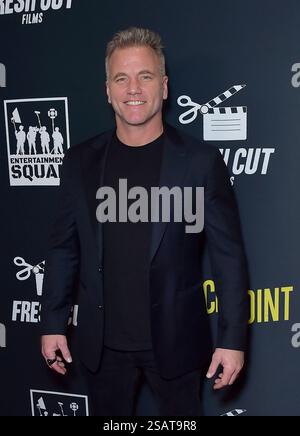 Los Angeles, Stati Uniti. 30 gennaio 2025. Sean Carrigan arriva alla premiere "Grace Point" tenutasi al Regal Cinemas L.A. Live il 30 gennaio 2025 a Los Angeles, CA. © Starbuck/AFF-USA.com Credit: AFF/Alamy Live News Foto Stock