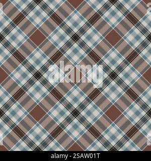 Tartan scotland vettore di pattern a quadri senza cuciture. Tessuto di sfondo retrò. Texture geometrica quadrata vintage per stampa tessile, carta da imballaggio, carta regalo, carta da parati dal design piatto. Tartan scotland vettore di pattern a quadri senza cuciture. Tessuto di sfondo retrò. Texture geometrica quadrata vintage a quadri. Illustrazione Vettoriale
