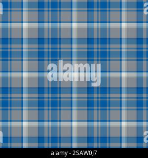 Controllare il motivo a quadri senza cuciture. Sfondo vettoriale di ornamenti tessili. Design piatto in tessuto. Tartan... Motivo a quadri senza cuciture. Sfondo vettoriale di ornamenti tessili. Design piatto in tessuto. Illustrazione Vettoriale