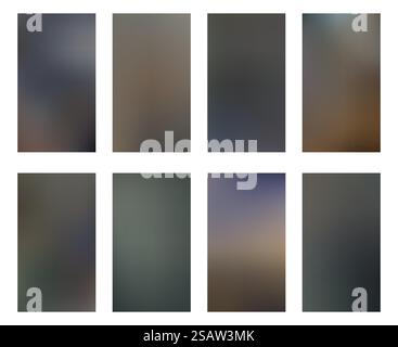 Sfondo del dispositivo mobile della collezione di sfondi hd verticali scuri astratti. Illustrazione vettoriale. Sfondo del dispositivo mobile della collezione di sfondi hd verticali scuri astratti Illustrazione Vettoriale