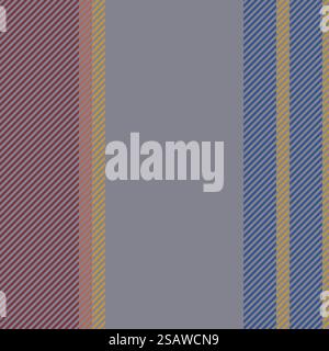 Strisce verticali senza cuciture. Disegno astratto vettoriale delle linee. Texture a strisce adatta per tessuti alla moda. Sfondo vettoriale con motivo a strisce. Texture astratta a strisce colorate. Illustrazione Vettoriale
