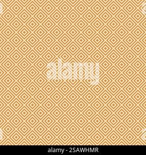 sfondo beige sequenza diagonale est infinita, illustrazione vettoriale. sfondo beige con motivo diagonale est infinito Illustrazione Vettoriale