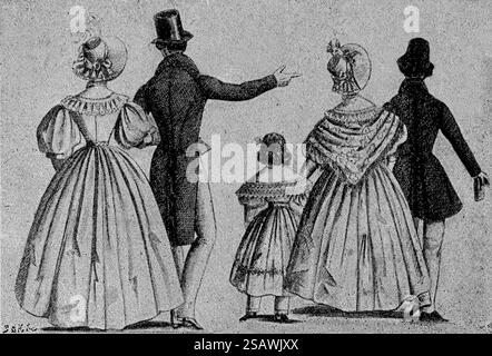 Francia. 1830. Pezzi satirici. Modalità dei tempi. Raccolta del cabinet di stampa. Collezione privata. Journées Révolutionnaires', 1830-1848, París, Foto Stock