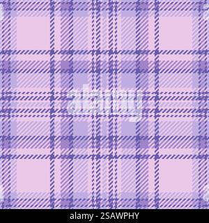 Piumino in tessuto a quadri, tessuto senza cuciture giapponese. I pantaloni tartan controllano lo sfondo vettoriale in colori chiari e indaco. Illustrazione Vettoriale
