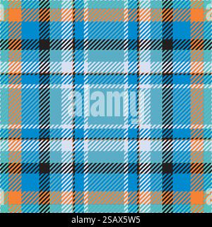 Tartan scotland vettore di pattern a quadri senza cuciture. Tessuto di sfondo retrò. Texture geometrica quadrata vintage per stampa tessile, carta da imballaggio, carta regalo, carta da parati dal design piatto. Tartan scotland vettore di pattern a quadri senza cuciture. Tessuto di sfondo retrò. Texture geometrica quadrata vintage a quadri. Illustrazione Vettoriale