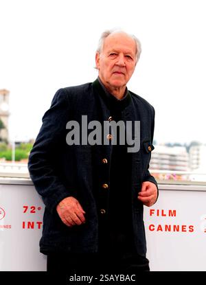 Werner Herzog a un photocall per Family Romance Cannes Film Festival 18 maggio 2019 Foto Stock