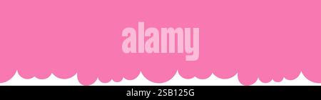 Design minimalista Abstract Pastel Sky background per modelli creativi o temi da sogno Illustrazione Vettoriale