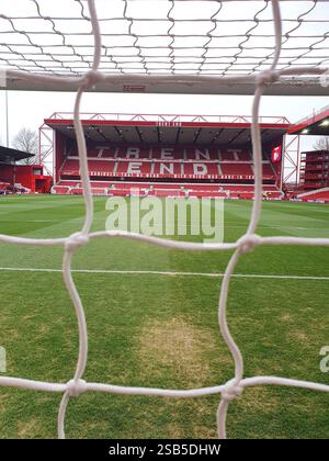 Nottingham, Regno Unito. 1 febbraio 2025. Pre-partita al Nottingham Forest contro Brighton & Hove Albion, EPL Match, al City Ground, Nottingham, Notts. Crediti: Paul Marriott/Alamy Live News Foto Stock