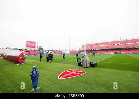 1 febbraio 2025; Stadio Brianteo, Monza, Italia, calcio di serie A, Monza contro Hellas Verona; credito pre-partita dello stadio U-Power: Action Plus Sports Images/Alamy Live News Foto Stock