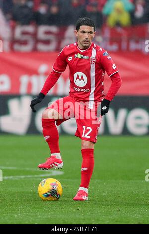 1 febbraio 2025; Stadio Brianteo, Monza, Italia, calcio di serie A, Monza contro Hellas Verona; Stefano sensi di AC Monza Foto Stock