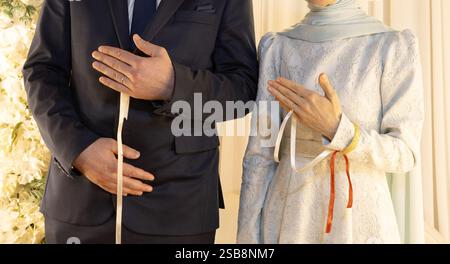 impegno islamico proporre e promessa tradizionale Foto Stock