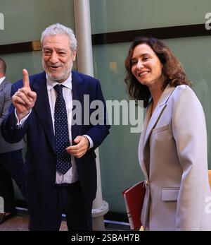 Madrid, 12/09/2024. Assemblea di Madrid. Primo giorno del dibattito sullo stato della regione con l'intervento del presidente del CAM, Isabel Díaz Ayuso. Foto: Jaime García. ARCHDC. Crediti: Album / Archivo ABC / Jaime García Foto Stock