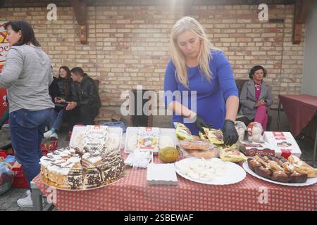 Food Industry Day, Lutsk, Ucraina unità strutturale separata "Volyn Vocational College of the National University of Food Technologies" 10/12/2023 Foto Stock