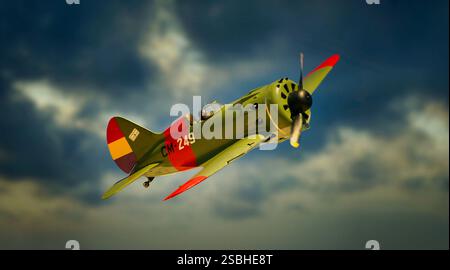 Polikarpov i-16 Mosca / rata Fundacion Infante de Orleans Foto Stock