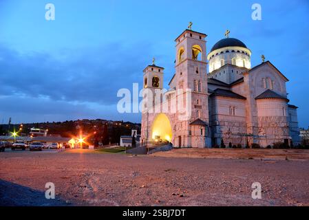 Tempio ortodosso di Cristo Resurrezione, Podgorica, Montenegro Foto Stock
