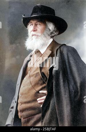 Ernst Haeckel (1834 - 1919) è stato un biologo tedesco, naturalista, filosofo, medico, professore, e artista. Scoprì, descrisse e nominò migliaia di nuove specie, mappò un albero genealogico relativo a tutte le forme di vita e coniò molti termini in biologia. Foto Stock