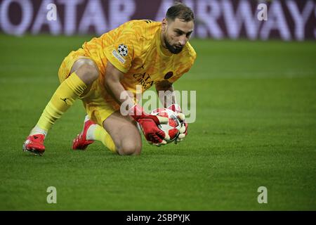 Portiere Gianuigi Donnarumma FC Paris Saint-Germain PSG (01) Action League, MHPArena, MHP Arena Stuttgart, Baden-Wuerttemberg, Germania, Europa Foto Stock