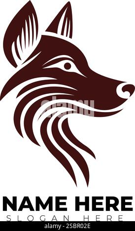Il logo del cane Illustrazione Vettoriale