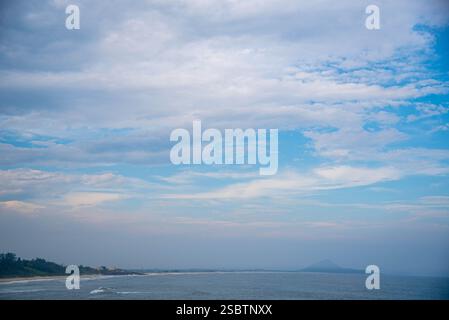 Gamboa Beach sulla costa di Santa Catarina nel sud del Brasile. Foto Stock