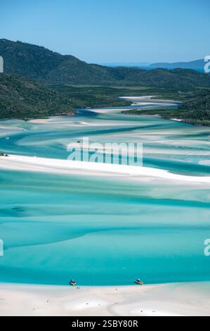 Hill Inlet a Whitsunday Island Foto Stock