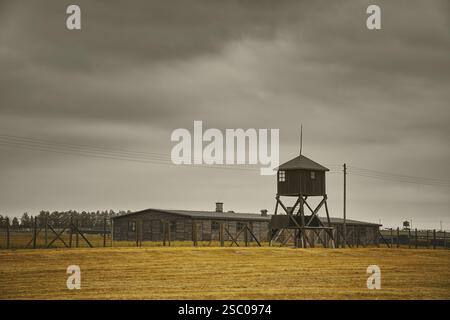 Il campo di concentramento tedesco di Lublino, chiamato Majdanek. Polonia Lublino, Polonia, Europa Foto Stock