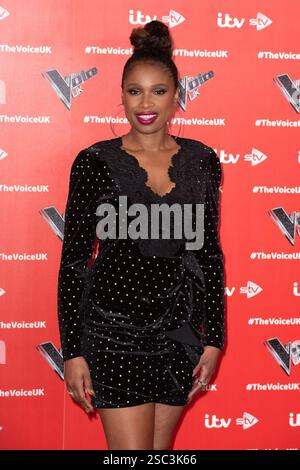 Jennifer Hudson a The Voice UK 2019 - lancio di Photocall a Londra, Inghilterra. Giovedì 3 gennaio 2019 Foto Stock