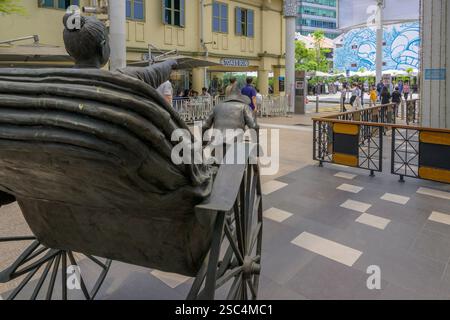Verso casa, Lim Leong Seng Foto Stock