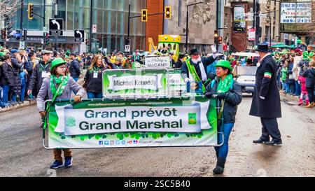 Parata di San Patrizio 2024 - Gran Maresciallo Foto Stock