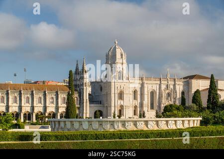 Igreja de Santa Maria de Belém, Monastero di Hieronymite, Lisbona, Portogallo Foto Stock