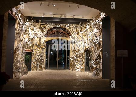 Valencia, Spagna - 27 dicembre 2024: Centro artistico Hortensia Herrero a Valencia Foto Stock