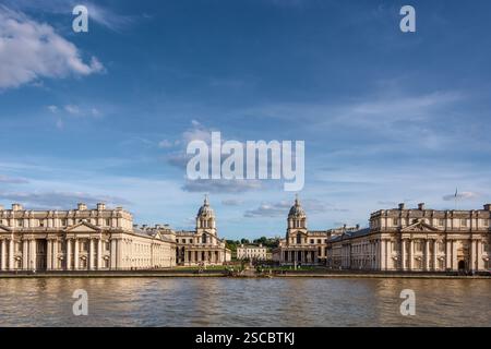 Old Royal Naval College di Greenwich, London, Regno Unito Foto Stock
