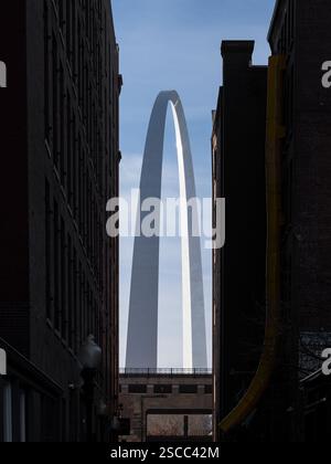 Gateway Arch, posizione: St. Louis, Missouri, architetto: Eero Saarinen Foto Stock