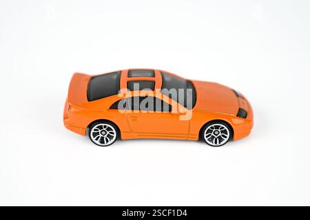 Hot Wheels Nissan 300ZX Twin Turbo modello di auto giocattolo – Galles, Regno Unito – 10 gennaio 2025 Foto Stock