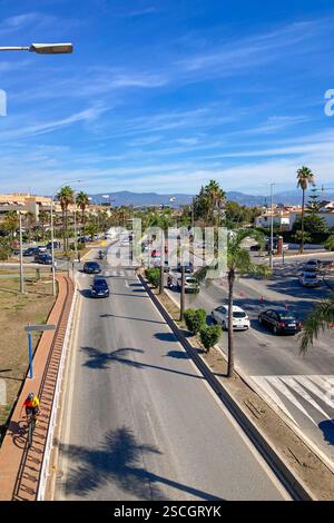 TORREMOLINOS, SPAGNA - 20 OTTOBRE 2024: Finale dei Campionati mondiali di triathlon, paralanici a Torremolinos, Spagna, il 20 ottobre 2024 Foto Stock