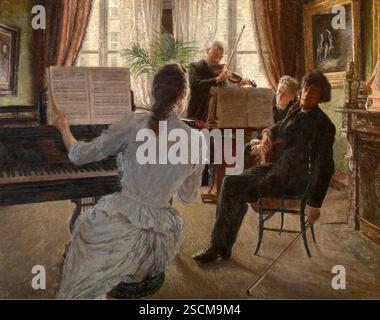 Trio, 1891 anni. Foto Stock