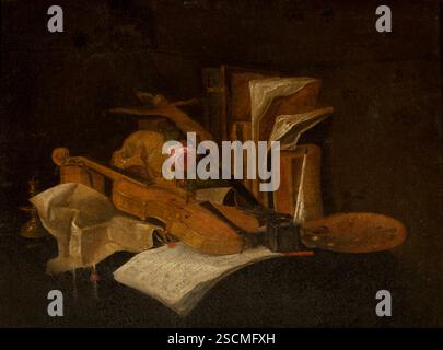 Vanitas, c1650-1690. Foto Stock
