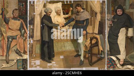 I liberatori delle Fiandre, (c1280), 1879. Foto Stock