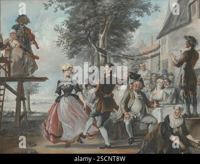Le nozze di Kloris e Roosje, c1720-1750. Foto Stock