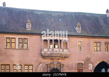 Casa di guardia con cripta, Colmar, dipartimento Haut-Rhin, Alsazia, Francia. Foto Stock