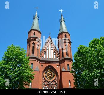 Chiesa di Sant'Henryk in via Gliniana a Breslavia, Polonia Foto Stock