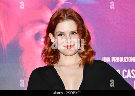 Roma, Italia. 6 febbraio 2025. Tesa Litvan partecipa al photocall per la presentazione del film Diva futura al Cinema Barberini. Credito: SOPA Images Limited/Alamy Live News Foto Stock