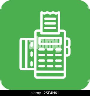 Illustrazione del design dell'icona del vettore EDC Illustrazione Vettoriale