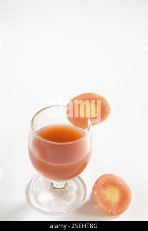 Verdure, succo di carota, gajar ka rus, India, Asia Foto Stock