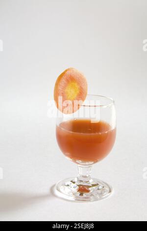 Verdure, succo di carota, gajar ka rus, India, Asia Foto Stock
