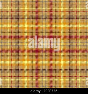 Motivo a quadri senza cuciture. Controllare la linea. Ripetizione dei controlli tartan. Strisce scozzesi ripetute di flanella. Stampe in tessuto scozzese. Reticolo di twill Illustrazione Vettoriale
